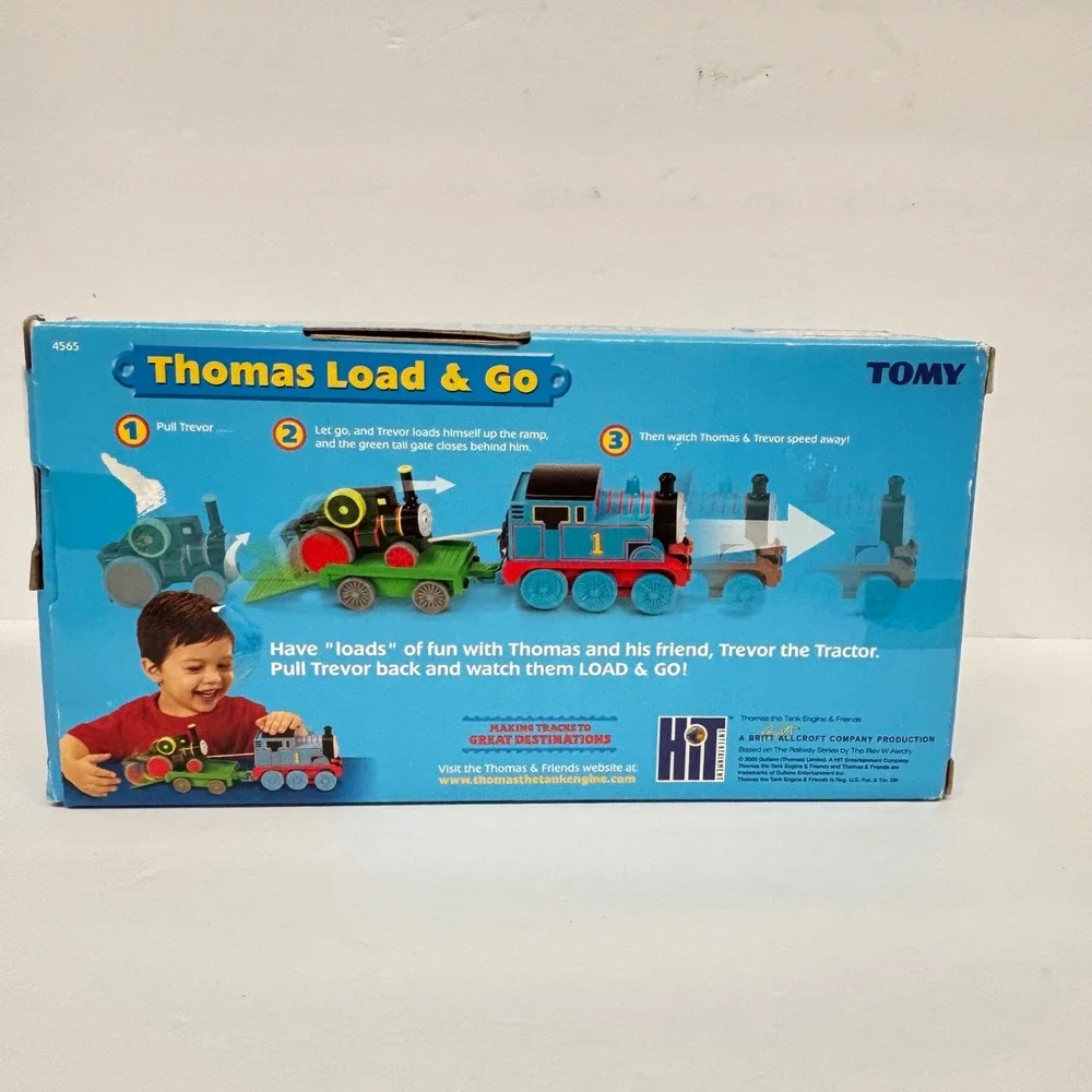 Tomy Thomas & Friends Load & Go Trevor Tractor Train Set 4565 Vintage 2004